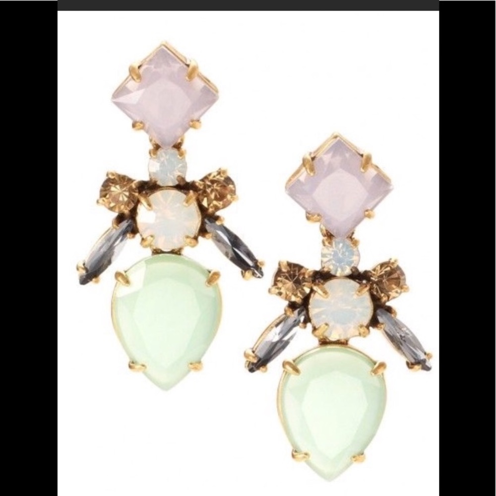 Stella & Dot Flora Earrings 3-1 earrings.